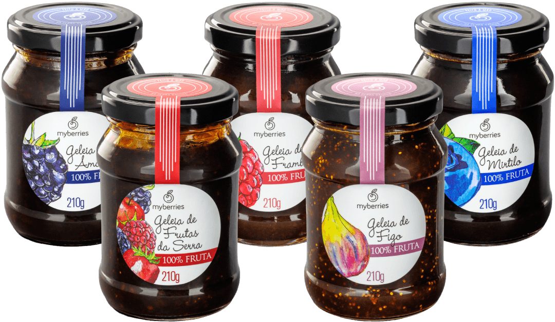 Geleias Artesanais 100% Fruta
